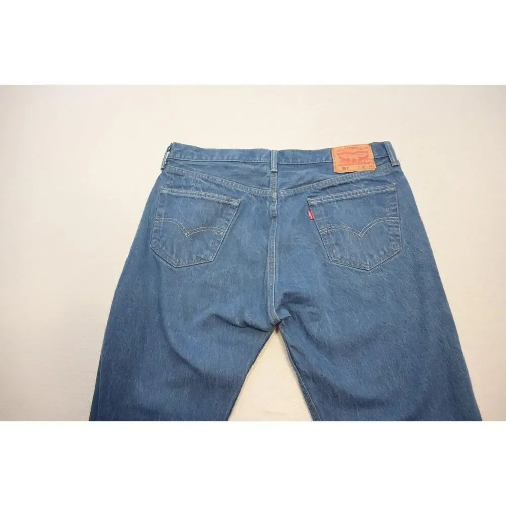 Vintage Levis 501 Double XX Straight Button Fly Jeans Mens Sz 36 x 31 Tag(38x34)